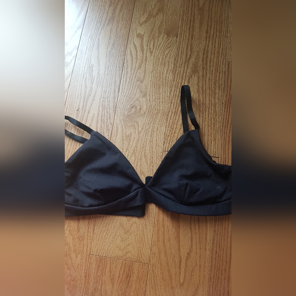 Womance microfiber black bralette U0008